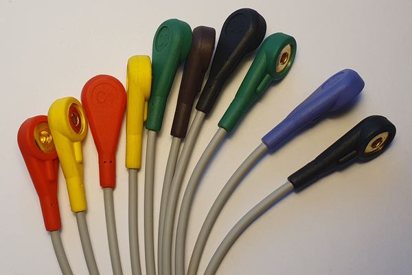 ecg kabel snapelektroden